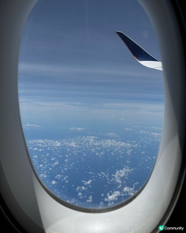 機上飛得穩超舒服！✈️🥳