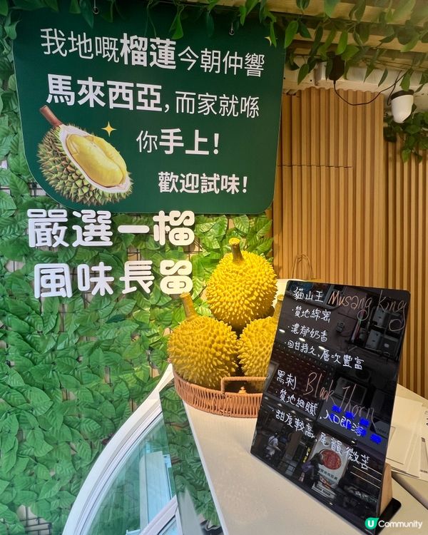 旺角即開即食榴槤店｜馬來西亞即日空運送到