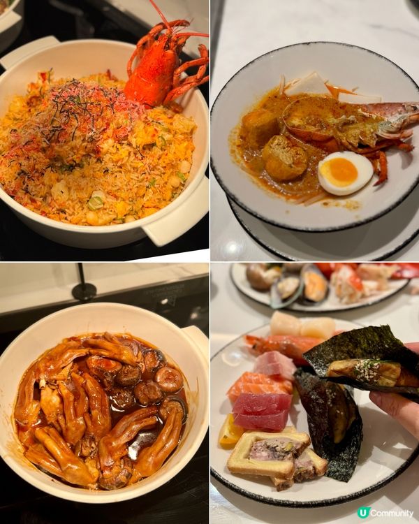 五星酒店自助餐😍任食龍蝦海膽魚子醬和牛😇