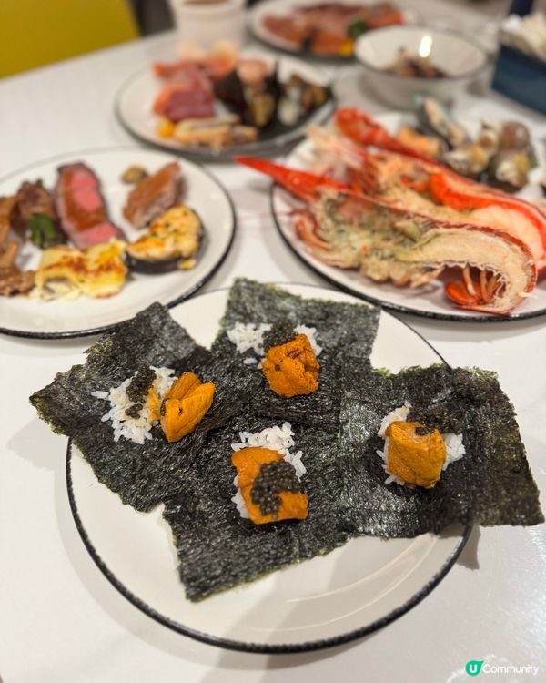 五星酒店自助餐😍任食龍蝦海膽魚子醬和牛😇