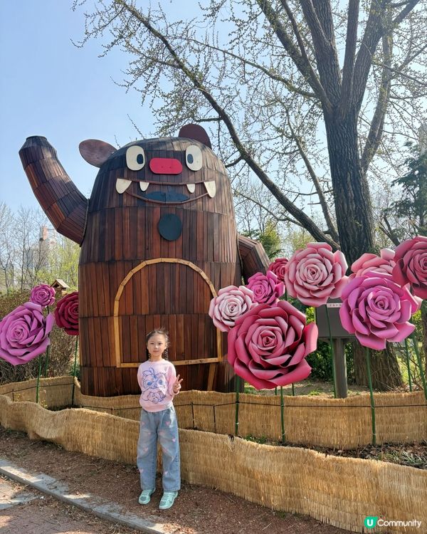 首爾大公園🎠正到爆！無料睇🌸櫻花&動物🌸🐯