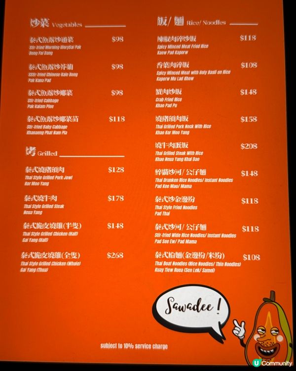尖沙咀酒吧曼谷街頭味🤤📍尖沙咀💯