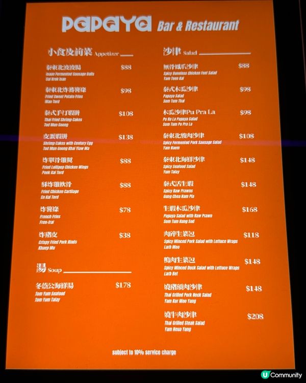 尖沙咀酒吧曼谷街頭味🤤📍尖沙咀💯
