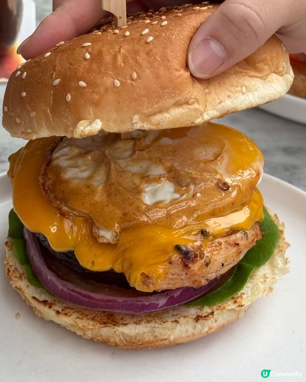 圓方隱世美食🍳超嫩葡式雞胸漢堡🫶