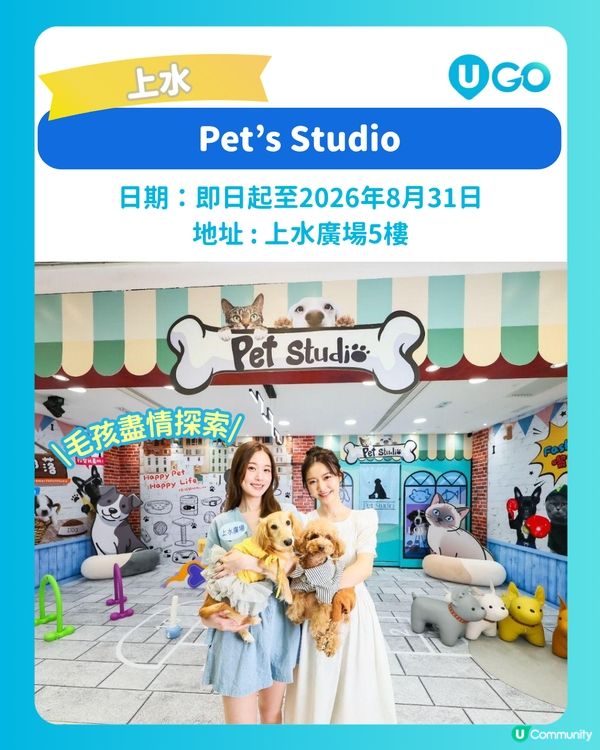 【寵物好去處！】Pet’s Studio上水廣場🐾