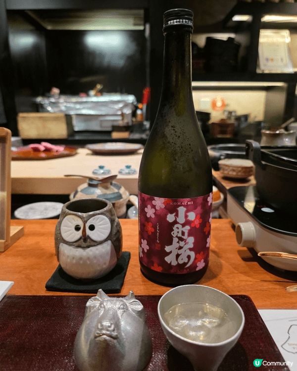 來自日本冠軍鹿兒島A4和牛omakase套餐配清酒岩晒，肉質...