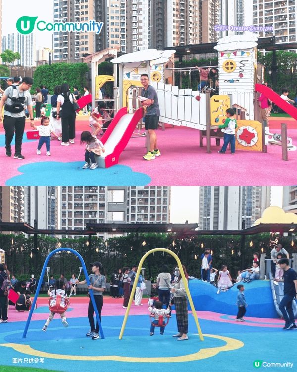 香港11大免費遊樂場推介🛝佔地3萬呎／旋轉滑梯／38 米長繩網／雲海充氣裝置                                                     