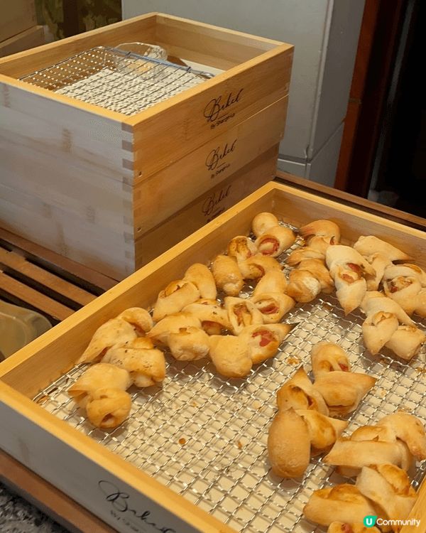 【終於搶到！九龍香格里拉麵包放題🥐🎄】