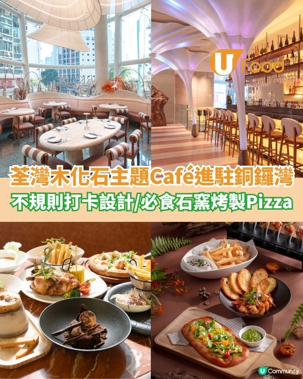 荃灣木化石主題Café進駐銅鑼灣 打卡不規則設計/必食石窯烤製Pizza                                                    