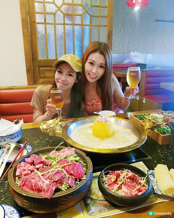 上星期同好姊妹食喺大滾友火鍋(元朗) 食左個優質宮廷火鍋！