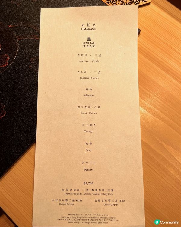 🍣香港食到東京米芝蓮一星名店姊妹店 ~
