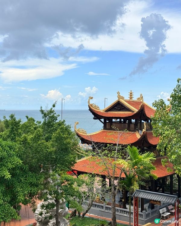 富國島小眾景點「護國寺」，免門票的「神仙海景寺廟」