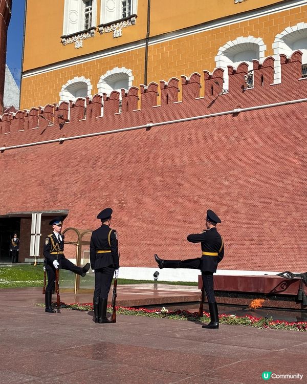 🇷🇺莫斯科無名烈士墓嘅衛兵換崗儀式