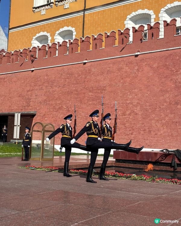 🇷🇺莫斯科無名烈士墓嘅衛兵換崗儀式