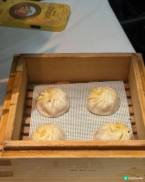小籠包歎黑椒雞，桂滿隴😋