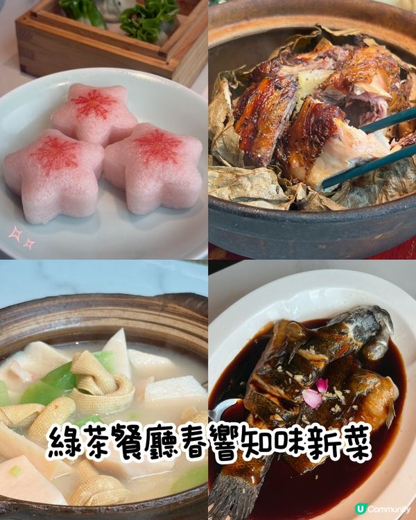 綠茶餐廳新推出春響知味•春季新菜🌸