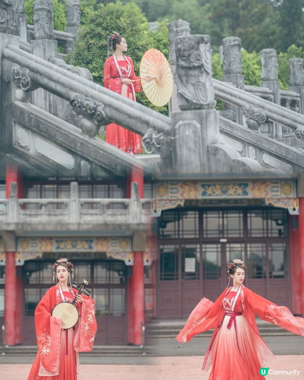 漢服影晒古建築📸