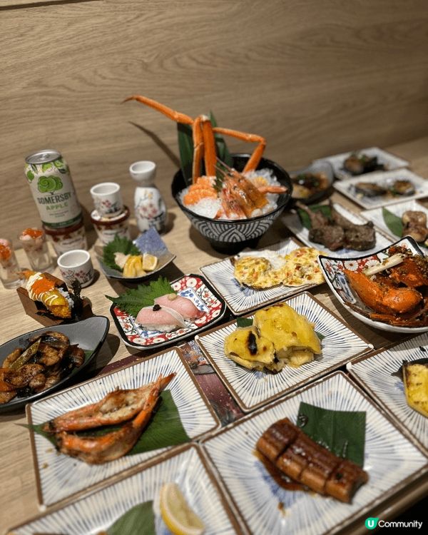 🔥 瀛豐蟹季最強放題｜凍海鮮 + 大閘蟹任食，兩個人食到想爆...