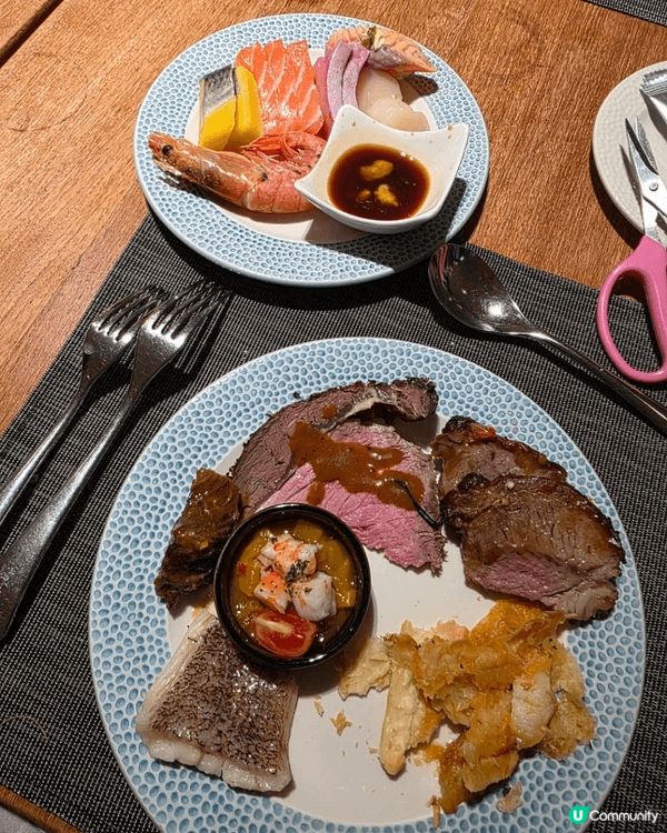 我好鍾意朗廷酒店The Food Gallery嘅海鮮自助晚...
