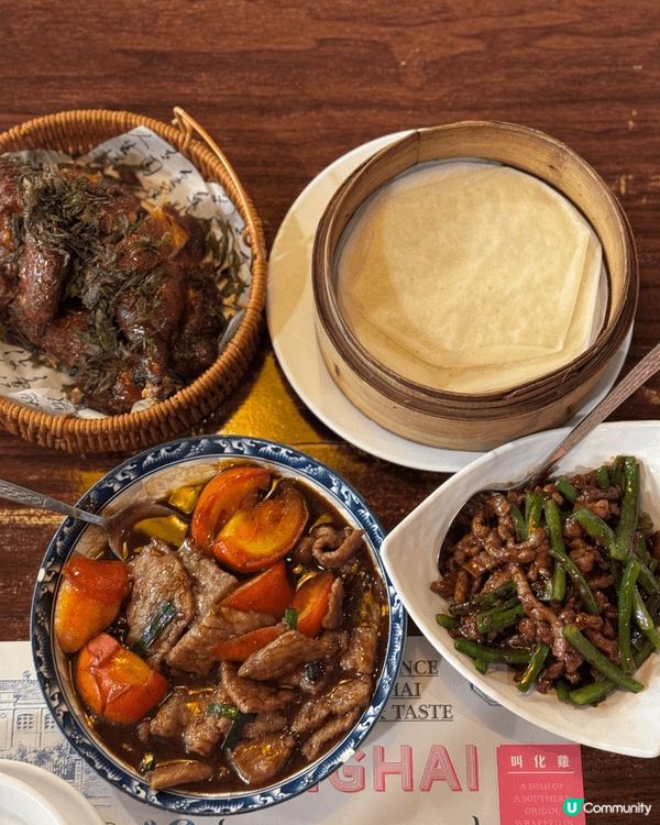 1. 首張圖：脆炸蜜糖肉/咕嚕肉類 橙紅色嘅肉塊裹住晶瑩嘅糖...