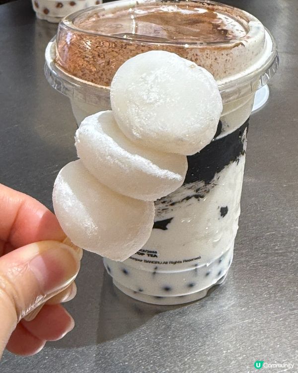萬象城新野！芝麻丸子牛奶🍦