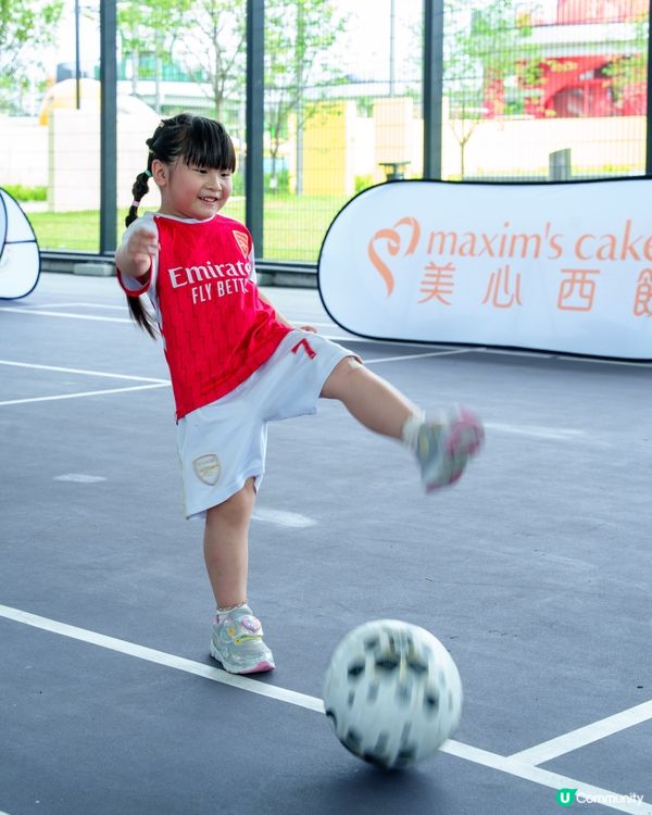 媃媃初體驗⚽️港隊門將親自教射波！