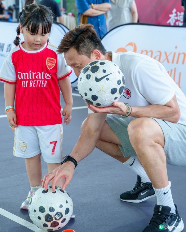 媃媃初體驗⚽️港隊門將親自教射波！