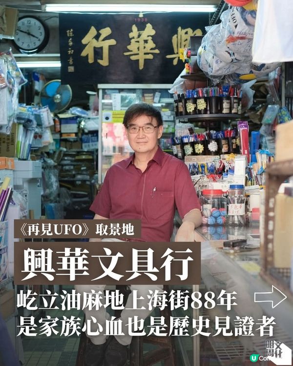 《再見UFO》取景地興華文具行