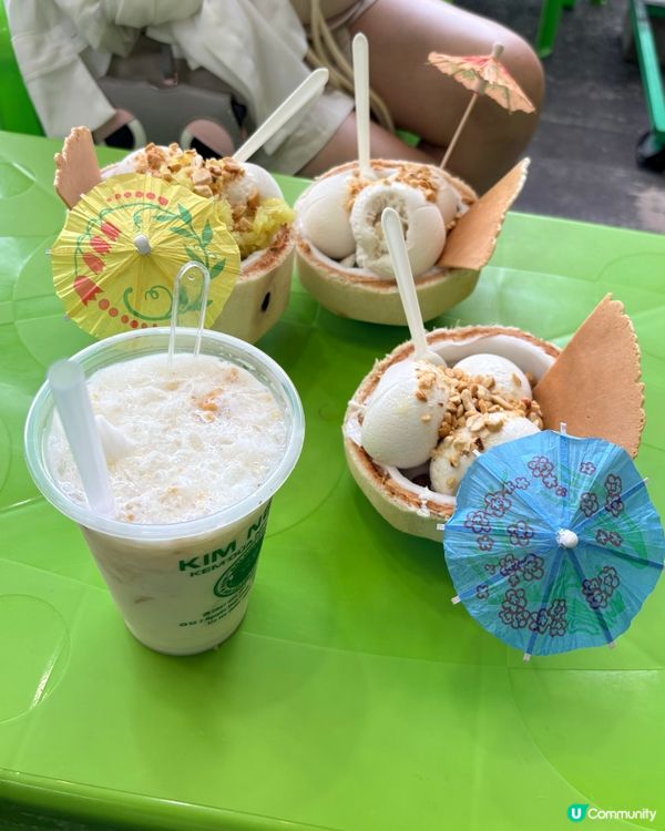 陽東夜市必食椰子雪糕，沒吃過等於白來🥥🍦