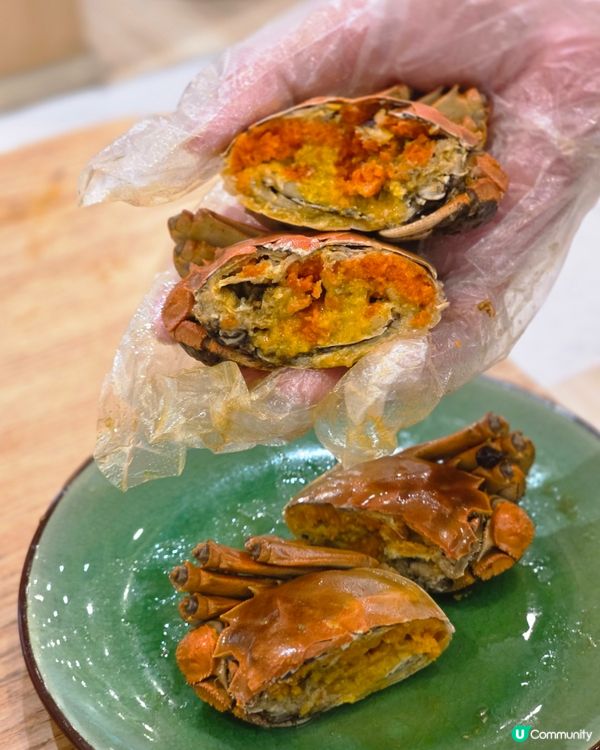 🦀深圳蟹黃麵天花板，配黑公露極致奢華享受

#chi