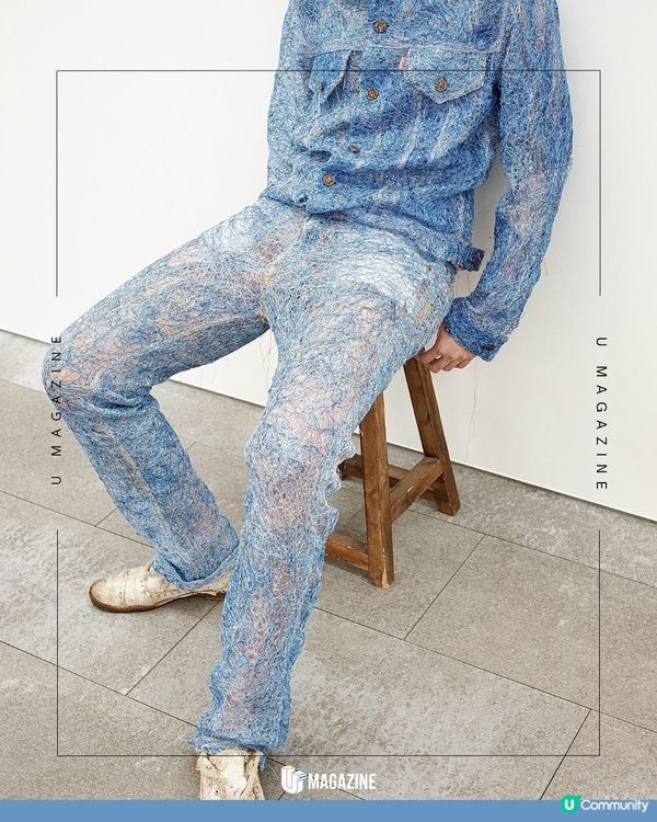 用紗線「編」出來的經典 Levi's ？| 零布料全透視、極致輕量化的牛仔褸                                                    