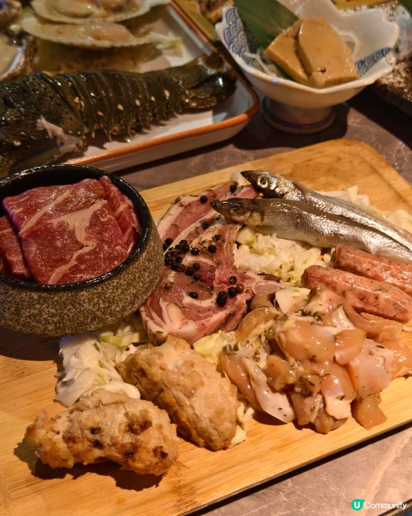 期間限定「刺身磯燒海鮮半放題」
