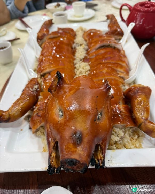 爆脆乳豬！必試蝦禾米釀😋