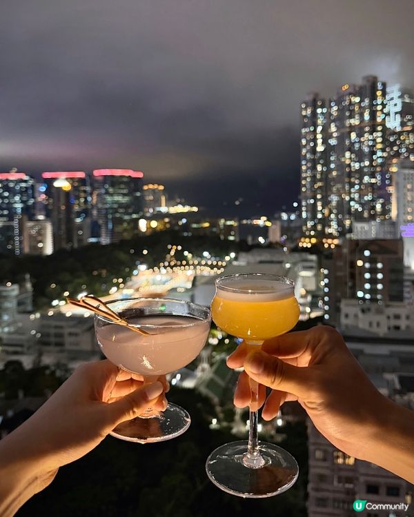 🇭🇰打卡尖沙咀絕美高空酒吧🌙🥂