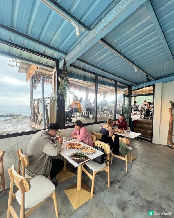 台北北海岸懸崖海景餐廳！270度看龜山島+海鮮浮誇擺盤🌊