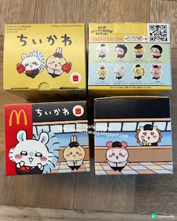 日本麥當勞 Happy Set 玩具 ♥ Chiikawa 麥當勞店員造型鉛筆蓋 ♥ 真係好可愛
