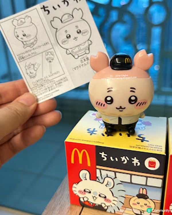 日本麥當勞 Happy Set 玩具 ♥ Chiikawa 麥當勞店員造型鉛筆蓋 ♥ 真係好可愛
