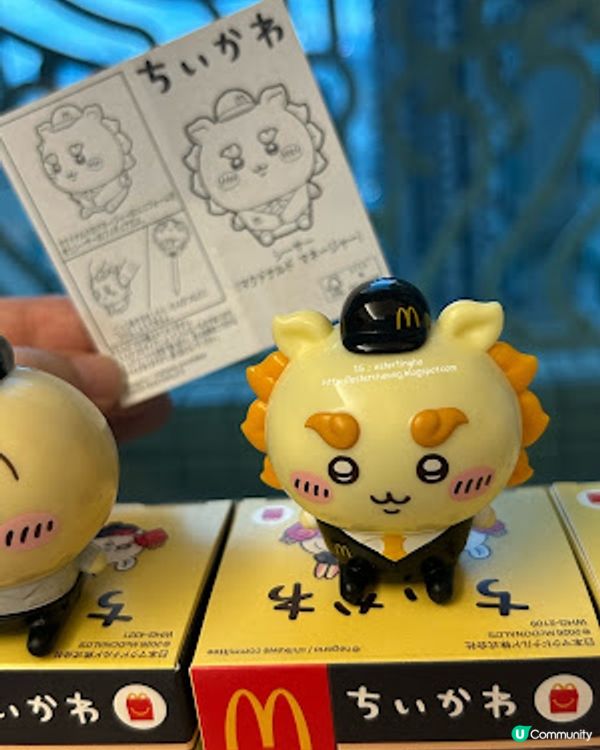 日本麥當勞 Happy Set 玩具 ♥ Chiikawa 麥當勞店員造型鉛筆蓋 ♥ 真係好可愛
