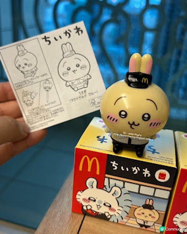 日本麥當勞 Happy Set 玩具 ♥ Chiikawa 麥當勞店員造型鉛筆蓋 ♥ 真係好可愛