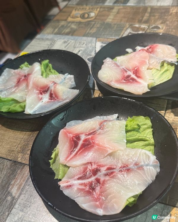 喺旺角彌敦道169元有任食脆肉鯇牛肉牛舌