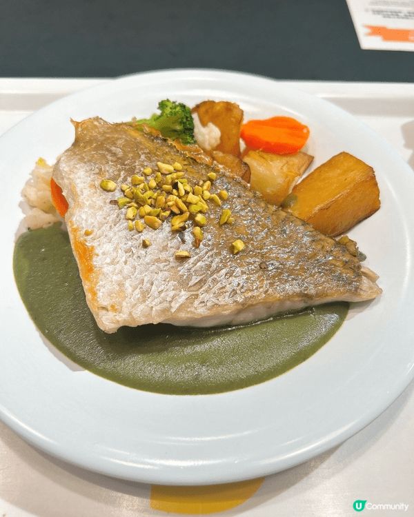 ikea 開心果醬煎魚，夠飽高營養。the singleto...
