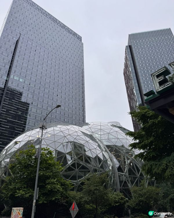 西雅圖必去打卡景點-Amazon Spheres