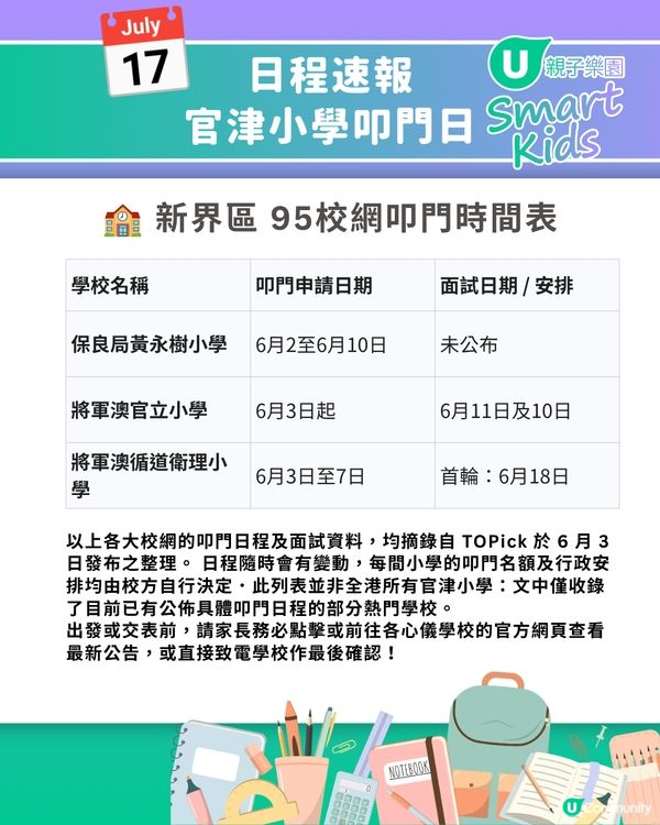 【2026 小一派位】叩門最強懶人包🔥70+小學叩門時間表+必備文件清單