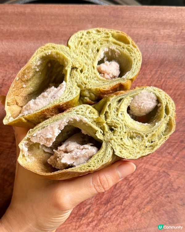 高雄貝果🤩🤩🤩芋泥貝果餡餡飽滿😋
