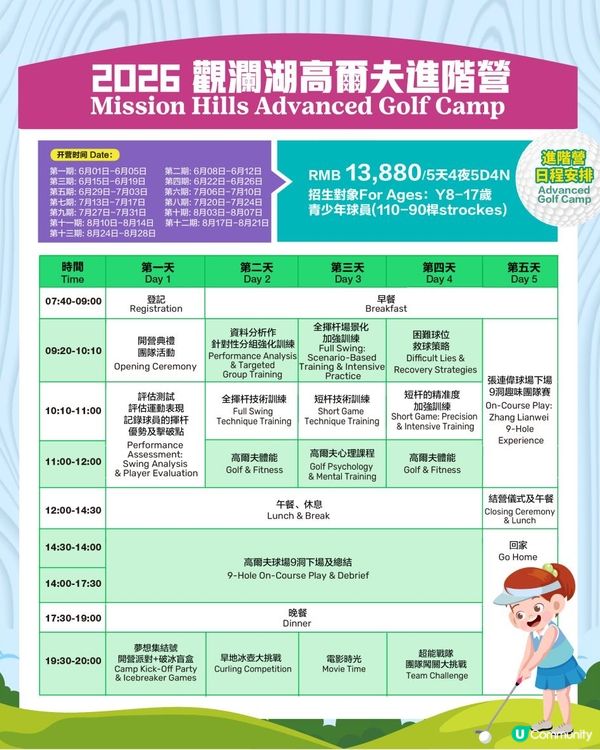 觀瀾湖夏令營｜港爸港媽必睇！5A 景區入營，玩住學足整個暑假