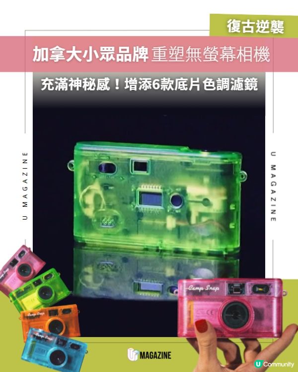 加拿大小眾無螢幕相機第二代登場📸