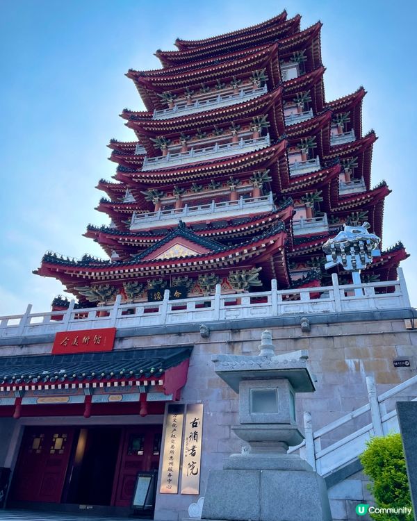 企喺900年歷史嘅合江樓上,東江同水東街一次過收晒入眼簾 🌊...