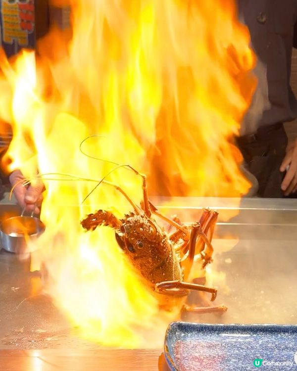 鐵板燒食材新鮮🦞視覺味覺享受