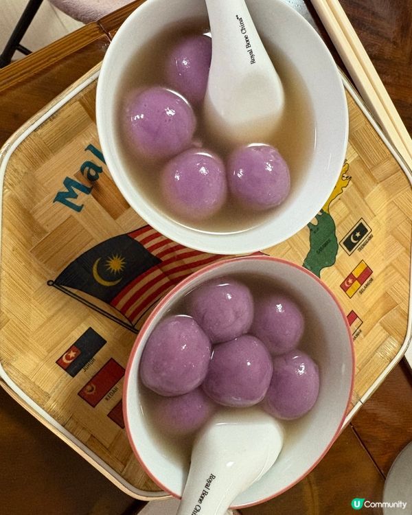 紅雨下食湯圓