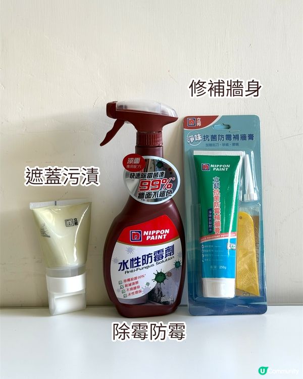 立邦DIY家居防霉產品🏠香港潮濕天必備